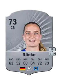Nina Räcke Rare 73 Overall Rating