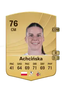 Adriana Achcińska Common 76 Overall Rating
