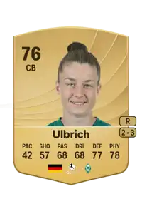 Michelle Ulbrich Common 76 Overall Rating