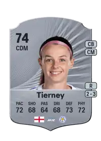 Sam Tierney Rare 74 Overall Rating