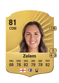 Katie Zelem Rare 81 Overall Rating