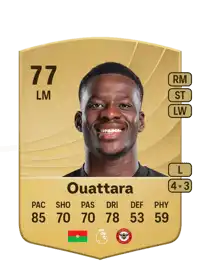 Dango Ouattara Common 77 Overall Rating