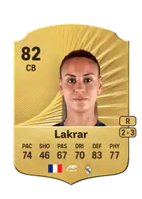Maëlle Lakrar Rare 82 Overall Rating