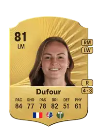Julie Dufour Rare 81 Overall Rating