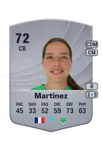 Lisa Martinez Common 72 Overall Rating
