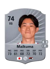 Seiya Maikuma Rare 74 Overall Rating