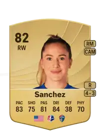 Ashley Sanchez Common 82 Overall Rating