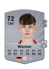 Paul Wanner Common 72 Overall Rating