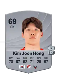 Kim Joon Hong Common 69 Overall Rating