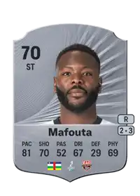 Louis Mafouta Rare 70 Overall Rating
