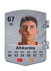 Taha Altıkardeş Common 67 Overall Rating