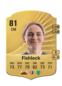 Jess Fishlock Rare 81 Overall Rating