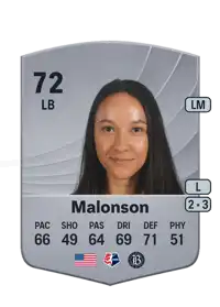 Alyssa Malonson Common 72 Overall Rating