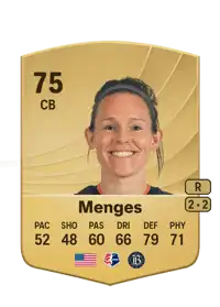 Emily Menges Common 75 Overall Rating