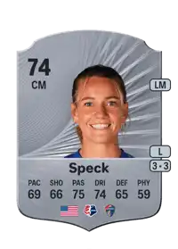 Meredith Speck Rare 74 Overall Rating