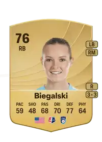 Camryn Biegalski Common 76 Overall Rating