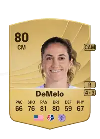 Savannah DeMelo Common 80 Overall Rating