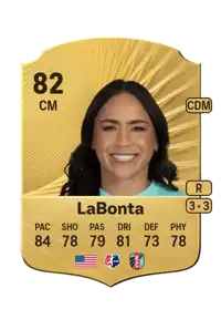 Lo'eau LaBonta Rare 82 Overall Rating