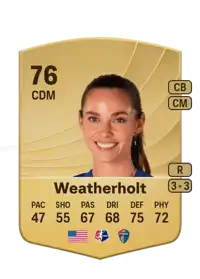 Dani Weatherholt Common 76 Overall Rating