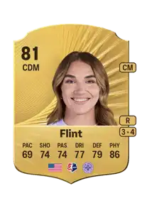 Taylor Flint Rare 81 Overall Rating
