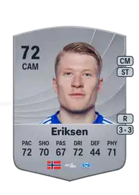Kristian Eriksen Common 72 Overall Rating