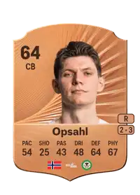 Halvor Rødølen Opsahl Rare 64 Overall Rating