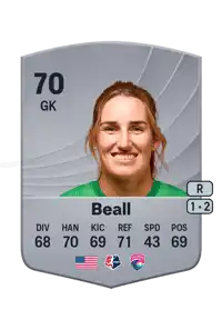 Hillary Beall Common 70 Overall Rating