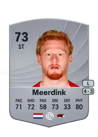 Mexx Meerdink Common 73 Overall Rating