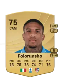 Michael Folorunsho Common 75 Overall Rating