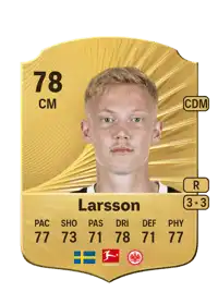 Hugo Larsson Rare 78 Overall Rating