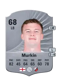 Derry John Murkin Rare 68 Overall Rating