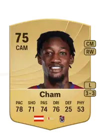 Muhammed Cham Common 75 Overall Rating