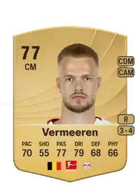 Arthur Vermeeren Common 77 Overall Rating