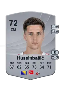 Denis Huseinbašić Common 72 Overall Rating