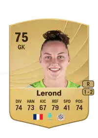 Justine Lerond Common 75 Overall Rating