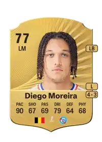 Diego Moreira Rare 77 Overall Rating