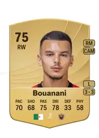 Badredine Bouanani Common 75 Overall Rating