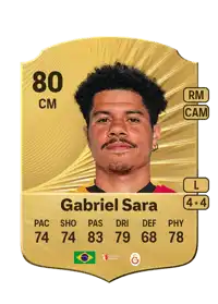 Gabriel Sara Rare 80 Overall Rating