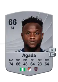 William Agada Common 66 Overall Rating