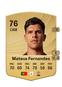 Mateus Fernandes Common 76 Overall Rating