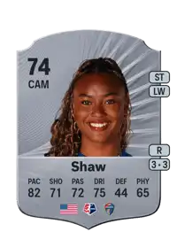 Jaedyn Shaw Rare 74 Overall Rating