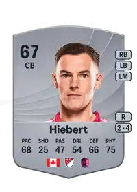 Kyle Hiebert Common 67 Overall Rating