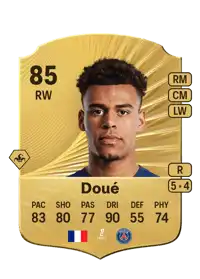 Désiré Doué Rare 85 Overall Rating