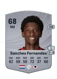 Derensili Sanches Fernandes Common 68 Overall Rating