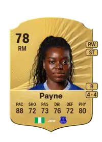 Toni Payne Rare 78 Overall Rating