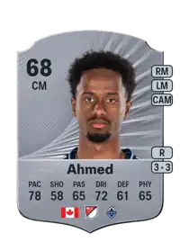 Ali Ahmed Rare 68 Overall Rating