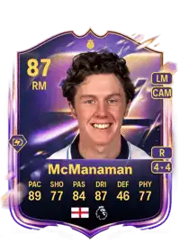 Steve McManaman UT Heroes 87 Overall Rating