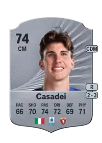 Cesare Casadei Rare 74 Overall Rating