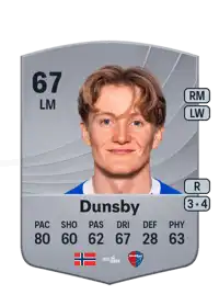 Jakob Maslø Dunsby Common 67 Overall Rating