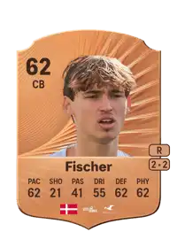 Mikkel Fischer Rare 62 Overall Rating